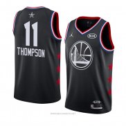 Camiseta All Star 2019 Golden State Warriors Klay Thompson NO 11 Negro