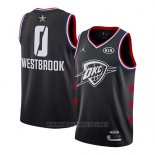 Camiseta All Star 2019 Oklahoma City Thunder Russell Westbrook NO 0 Negro