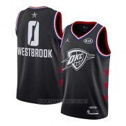 Camiseta All Star 2019 Oklahoma City Thunder Russell Westbrook NO 0 Negro