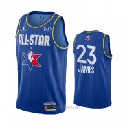 Camiseta All Star 2020 Los Angeles Lakers LeBron James NO 23 Azul
