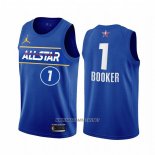 Camiseta All Star 2021 Phoenix Suns Devin Booker NO 1 Azul