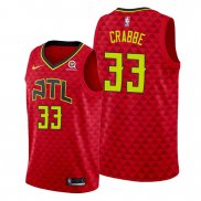 Camiseta Atlanta Hawks Allen Crabbe NO 33 Statement Rojo