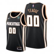 Camiseta Atlanta Hawks Jeff Teague NO 00 Ciudad Negro