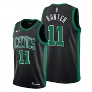 Camiseta Boston Celtics Enes Kanter NO 11 Statement Negro