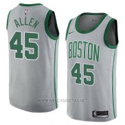 Camiseta Boston Celtics Kadeem Allen NO 45 Ciudad 2018 Gris