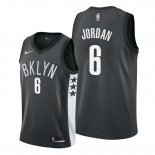 Camiseta Brooklyn Nets Deandre Jordan NO 8 Statement Negro