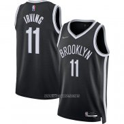 Camiseta Brooklyn Nets Kyrie Irving NO 11 Icon 2021-22 Negro