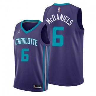 Camiseta Charlotte Hornets Jalen Mcdaniels NO 6 Statement Violeta