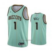 Camiseta Charlotte Hornets LaMelo Ball NO 1 Ciudad Verde