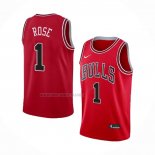 Camiseta Chicago Bulls Derrick Rose NO 1 Icon Rojo