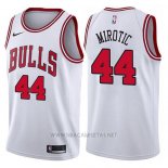 Camiseta Chicago Bulls Nikola Mirotic NO 44 Association 2017-18 Blanco