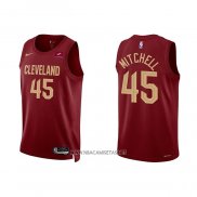 Camiseta Cleveland Cavaliers Donovan Mitchell NO 45 Icon 2022-23 Rojo