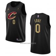 Camiseta Cleveland Cavaliers Kevin Love NO 0 Statement 2022-23 Negro