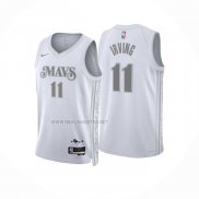 Camiseta Dallas Mavericks Kyrie Irving NO 11 Ciudad 2024-25 Blanco