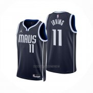 Camiseta Dallas Mavericks Kyrie Irving NO 11 Statement 2024-25 Azul