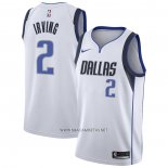 Camiseta Dallas Mavericks Kyrie Irving NO 2 Association 2022-23 Blanco