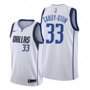 Camiseta Dallas Mavericks Willie Cauley Stein NO 33 Association 2020 Blanco