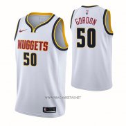 Camiseta Denver Nuggets Aaron Gordon NO 50 Association 2021 Blanco