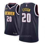 Camiseta Denver Nuggets Tyler Lydon NO 20 Icon 2018-19 Azul