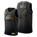 Camiseta Golden Edition Los Angeles Lakers Danny Green NO 14 Negro