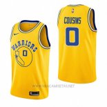 Camiseta Golden State Warriors Demarcus Cousins NO 0 Hardwood Classic 2018-19 Amarillo