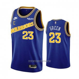 Camiseta Golden State Warriors Draymond Green NO 23 Classic 2022-23 Azul