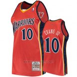 Camiseta Golden State Warriors Tim Hardaway NO 10 2009-10 Hardwood Classics Naranja