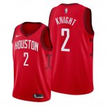 Camiseta Houston Rockets Brandon Knight NO 2 Earned Rojo