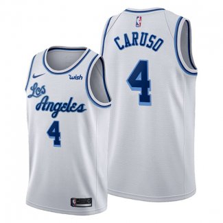 Camiseta Los Angeles Lakers Alex Caruso NO 4 Classic Edition 2019-20 Blanco