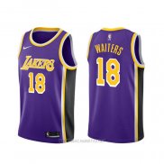 Camiseta Los Angeles Lakers Dion Waiters NO 18 Statement Violeta