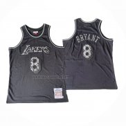 Camiseta Los Angeles Lakers Kobe Bryant NO 8 Swingman Mitchell & Ness 1996-97 Negro