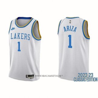 Camiseta Los Angeles Lakers Trevor Ariza NO 1 Classic 2022-23 Blanco