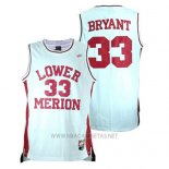 Camiseta Lower Merion Kobe Bryant NO 33 Blanco