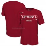 Camiseta Manga Corta Houston Rockets 2025 NBA Playoffs Rojo