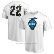 Camiseta Manga Corta Khris Middleton All Star 2019 Milwaukee Bucks Blanco2