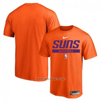 Camiseta Manga Corta Phoenix Suns Practice Performance 2022-23 Naranja