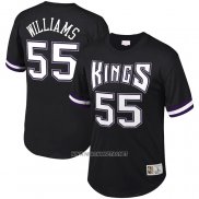 Camiseta Manga Corta Sacramento Kings Jason Williams NO 55 Negro