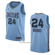 Camiseta Memphis Grizzlies Dillon Brooks NO 24 Statement 2022-23 Azul