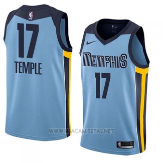 Camiseta Memphis Grizzlies Garrett Temple NO 17 Statement 2018 Azul