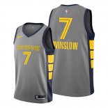 Camiseta Memphis Grizzlies Justise Winslow NO 7 Ciudad 2019-20 Gris