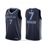 Camiseta Memphis Grizzlies Justise Winslow NO 7 Icon Azul