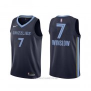 Camiseta Memphis Grizzlies Justise Winslow NO 7 Icon Azul