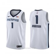 Camiseta Memphis Grizzlies Kyle Anderson NO 1 Association Blanco