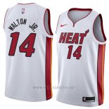 Camiseta Miami Heat Derrick Walton Jr. NO 14 Association 2018 Blanco