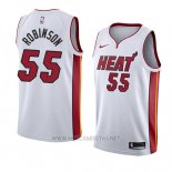 Camiseta Miami Heat Duncan Robinson NO 55 Association 2018 Blanco