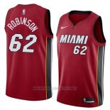Camiseta Miami Heat Duncan Robinson NO 62 Statement 2018 Rojo