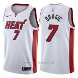 Camiseta Miami Heat Goran Dragic NO 7 2017-18 Blanco
