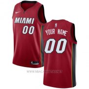 Camiseta Miami Heat Nike Personalizada 17-18 Rojo