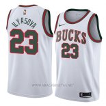 Camiseta Milwaukee Bucks Ersan Ilyasova NO 23 Classic 2018 Blanco