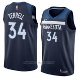 Camiseta Minnesota Timberwolves Jared Terrell NO 34 Icon 2018 Azul